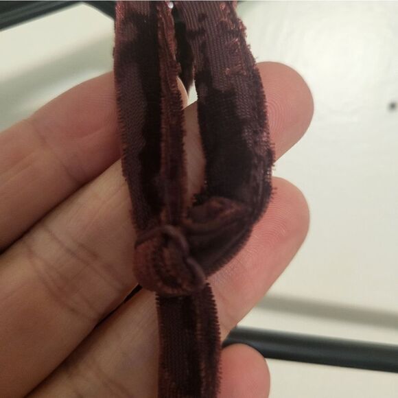 Worthington Woman Crushed Velvet Red Wine Camisole, Plus Size 1X NEW - Picture 7 of 9